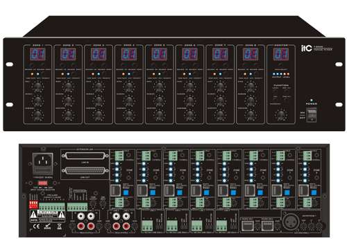 T-8000 8x8 Audio Matrix & Paging Controller